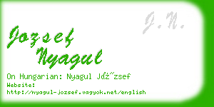 jozsef nyagul business card